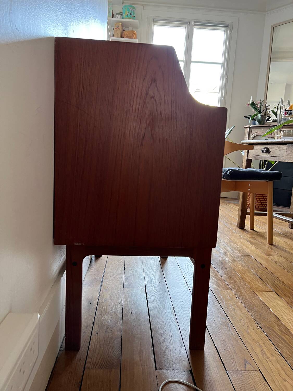 Bureau secrétaire vintage par Arne Wahl Iversen, Danemark