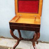 Mahogany sewing basket