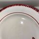 Antique deep earthenware dish FB Badonviller