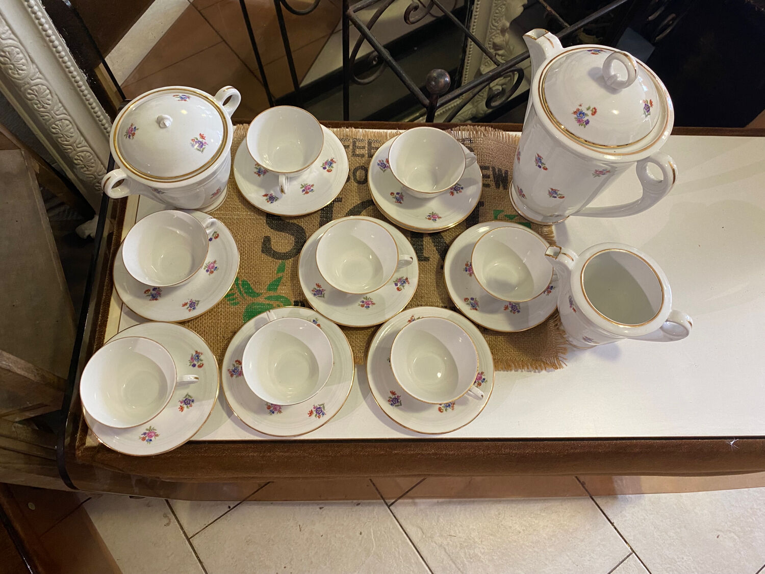 Vintage tea or coffee service year 1950