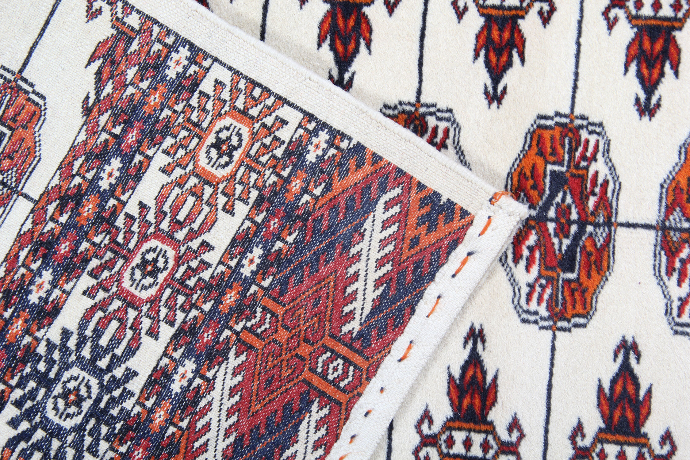 Indian bukhara runner rug 80x350cm
