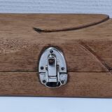 étui bois queue billard vintage