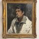 Portrait painting of Armand Massonet 1964