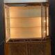 Large old wooden showcase