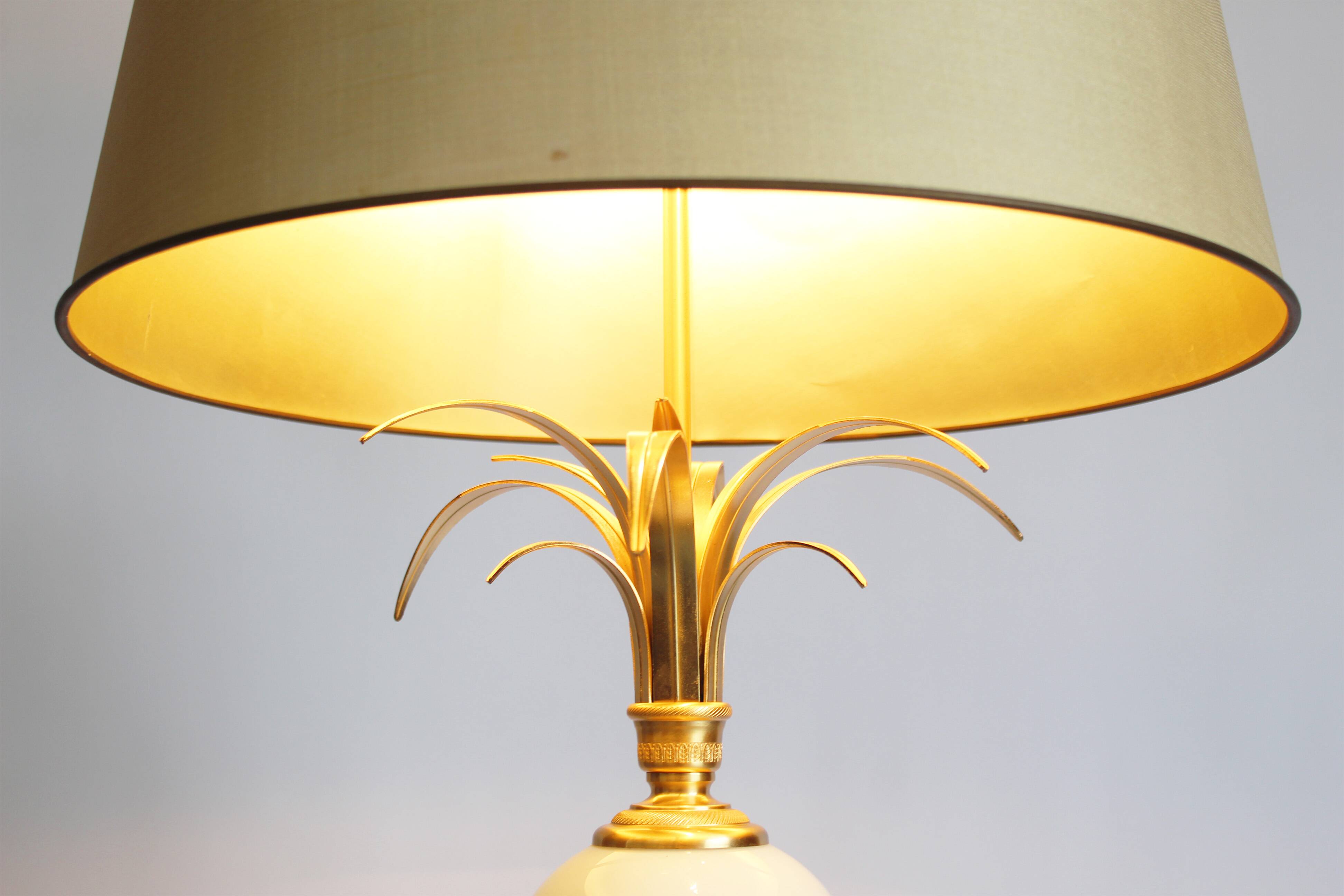 Large 'Palm' Table Lamp by Boulanger, Belgium 1970's
