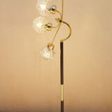 Arlus golden brass tripod lamp