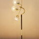 Arlus golden brass tripod lamp