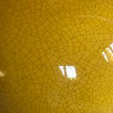 Vintage cracked ceramic lamp foot