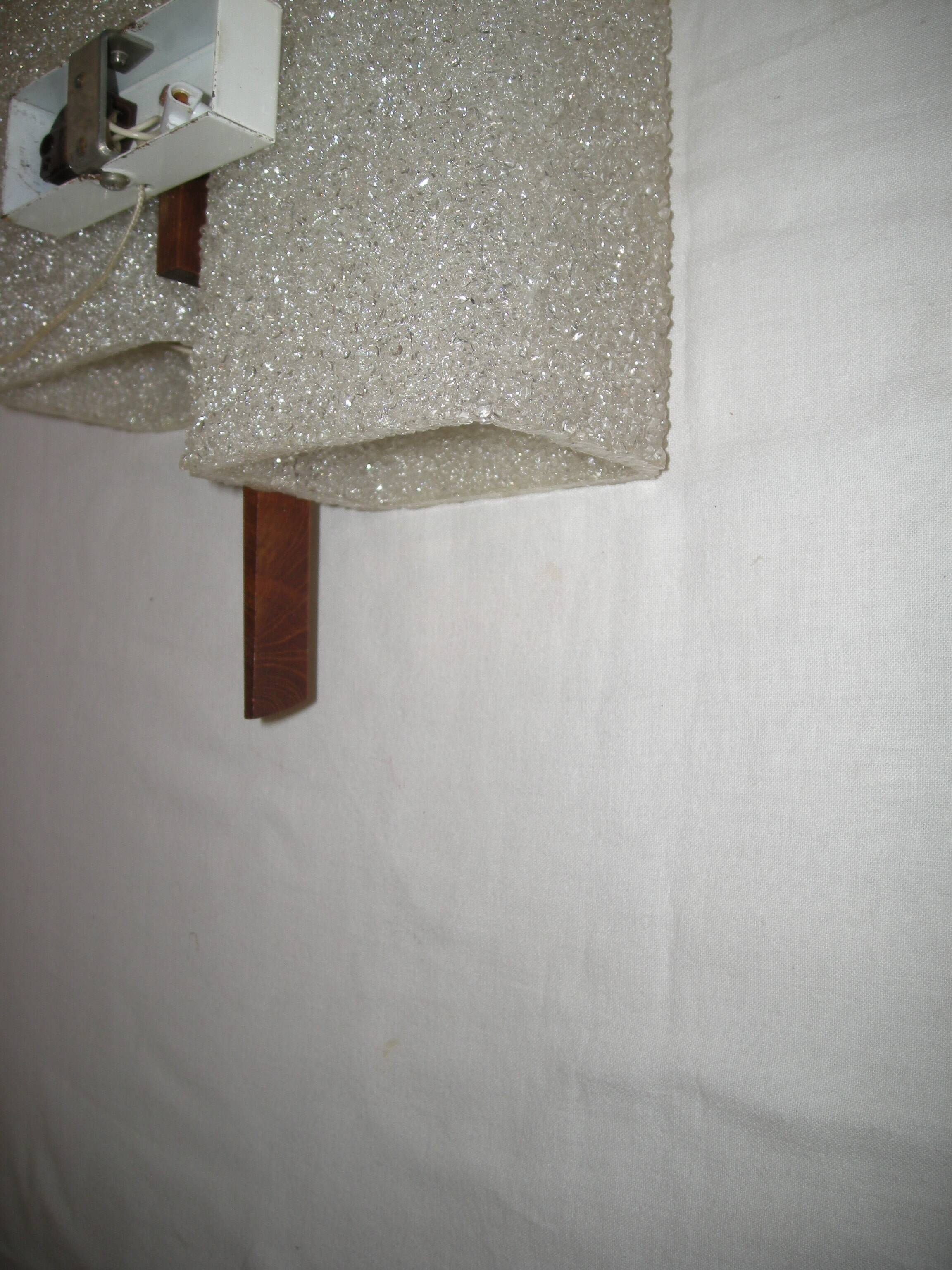 1960s Scandinavian style double wall light