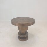 Round Metal Coffee or Side Table, 1970's