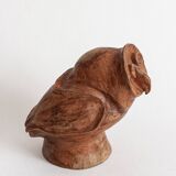 Terracotta owl, anonymous work, circa 1960s