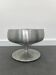 Flowers aluminum round pot, 1970 s