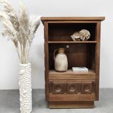 Midcentury brutalist cabinet vintage 1960