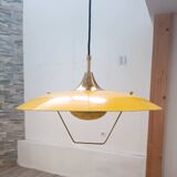 Hanging lamp with counterweight Italy 1950s