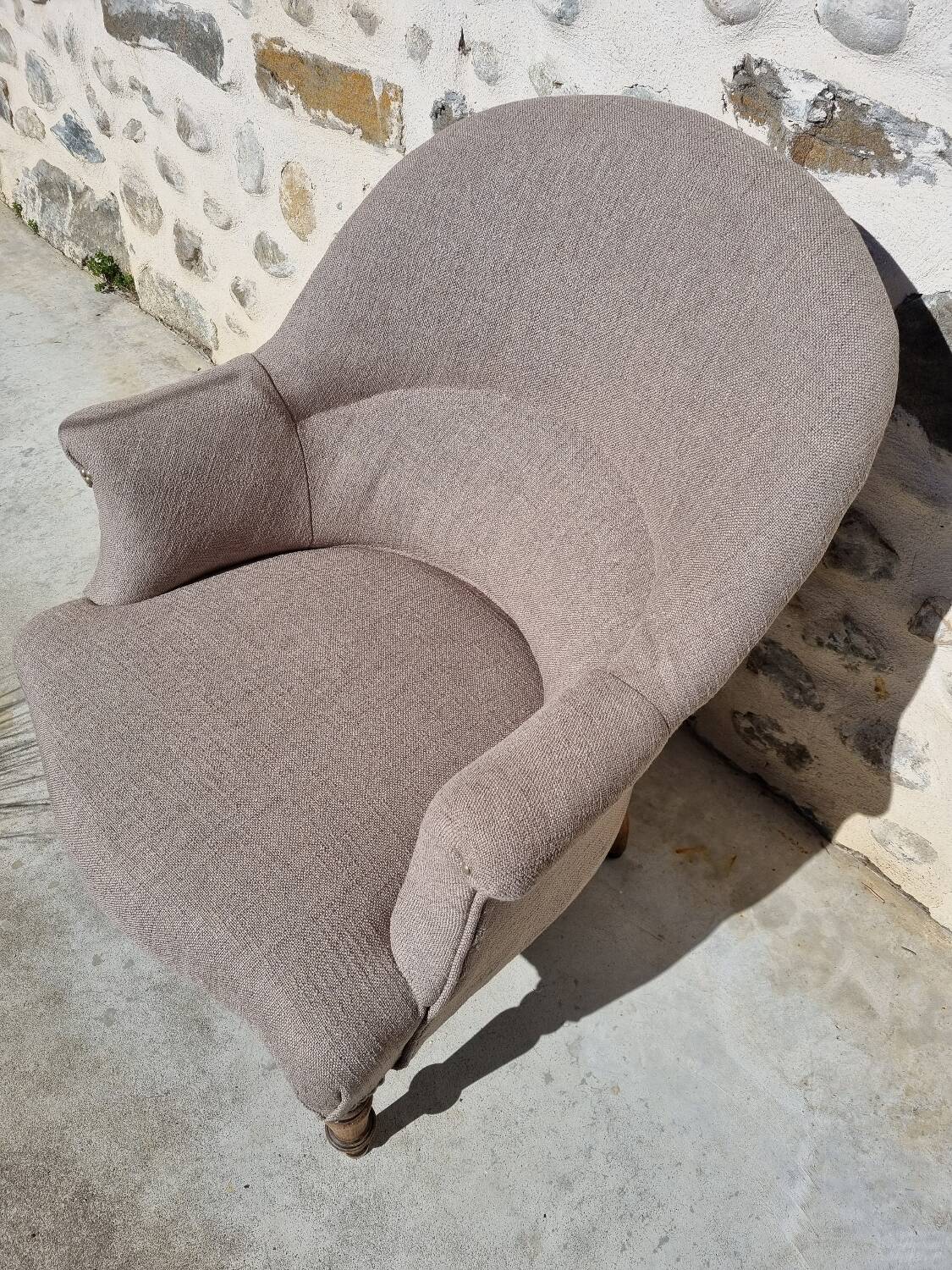 Fauteuil crapaud rénové