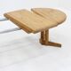 Set vintage dining table and dining chairs pine wood papercord