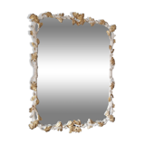 Lacquered and gilded mirror