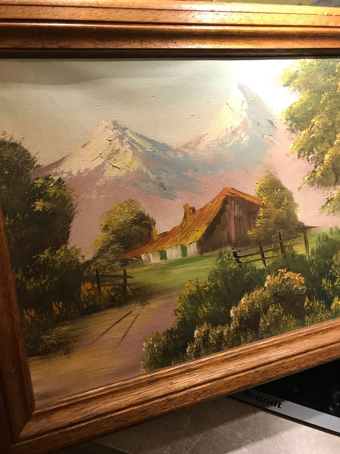 Expressionist oil on canvas, 20th century