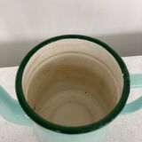 Mint green enamelled sheet metal coffee maker