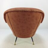Mid-century set of italian armchairs, 1950