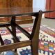 Table basse anglaise en acajou et hêtre des années 70