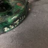 Vintage table lamp glass candles