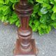 Carved oak stool