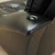 Black armchair, Italian design, 1980s, production: Italy