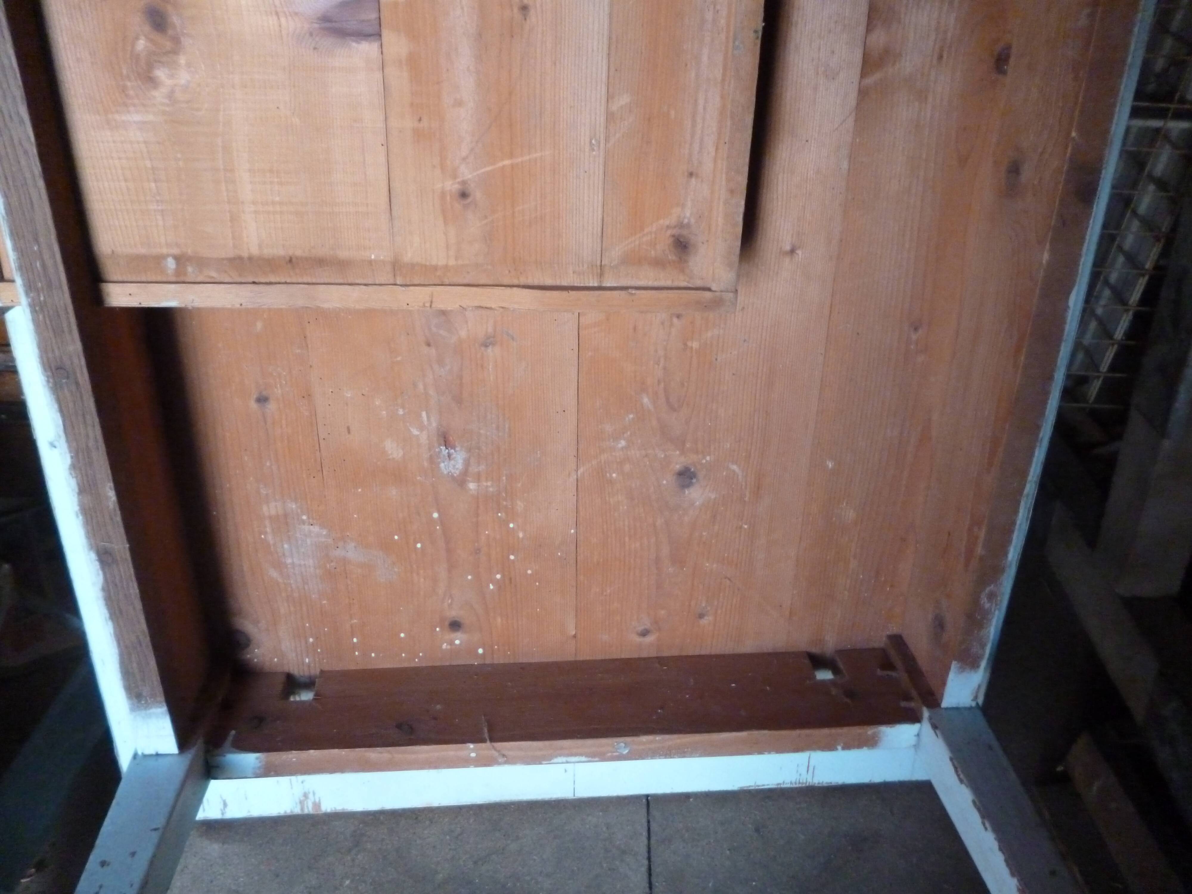 Vintage farm table with drawer