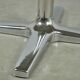 Modern vintage dining table with chrome star base by pastoe, 1970s