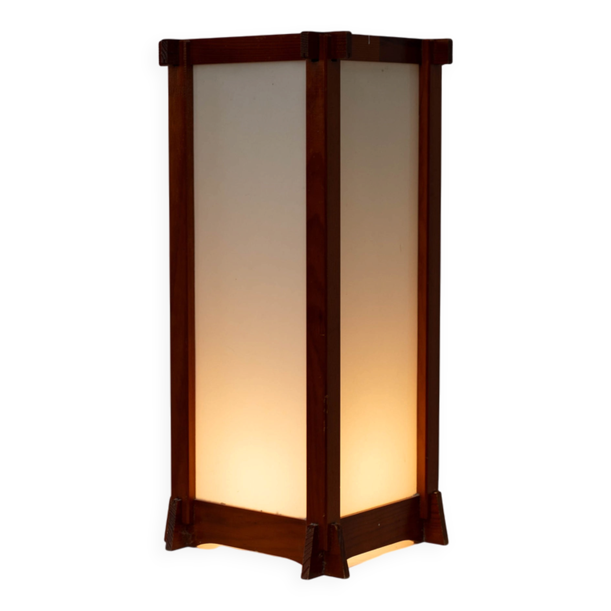 French sculptural table lamp