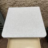 Furniture stored bottle in enamelled sheet metal