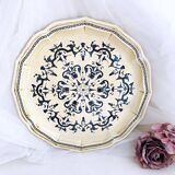 Decorative plate from Salins France decor Heugue 25.5 cm