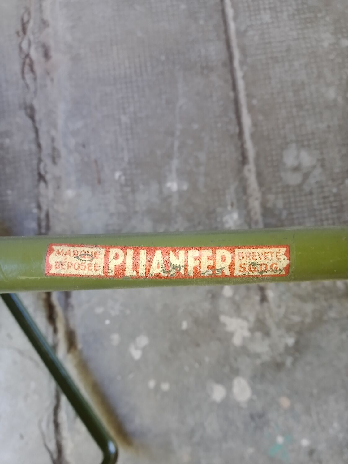 Vintage metal and canvas folding camping chairs