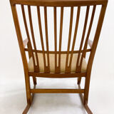 Rocking Chair 'Ml- 33' by Hans J. Wegner for c/S Mikael Laursen, Denmark, 1950s