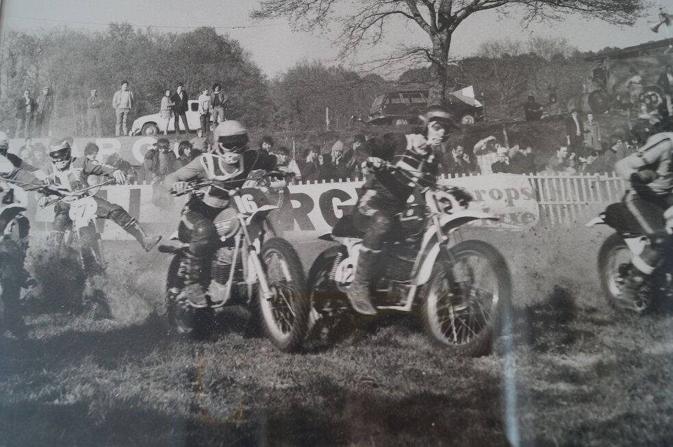 Motorcycle cross photography 1960