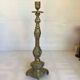 Large worked bronze candlestick
