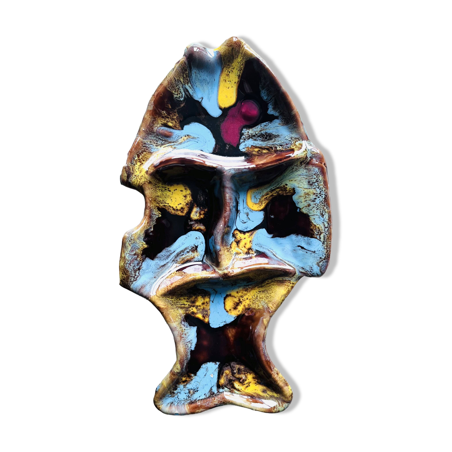 Fish serving dish Vallauris spirit