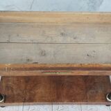 Large Empire period mahogany console table