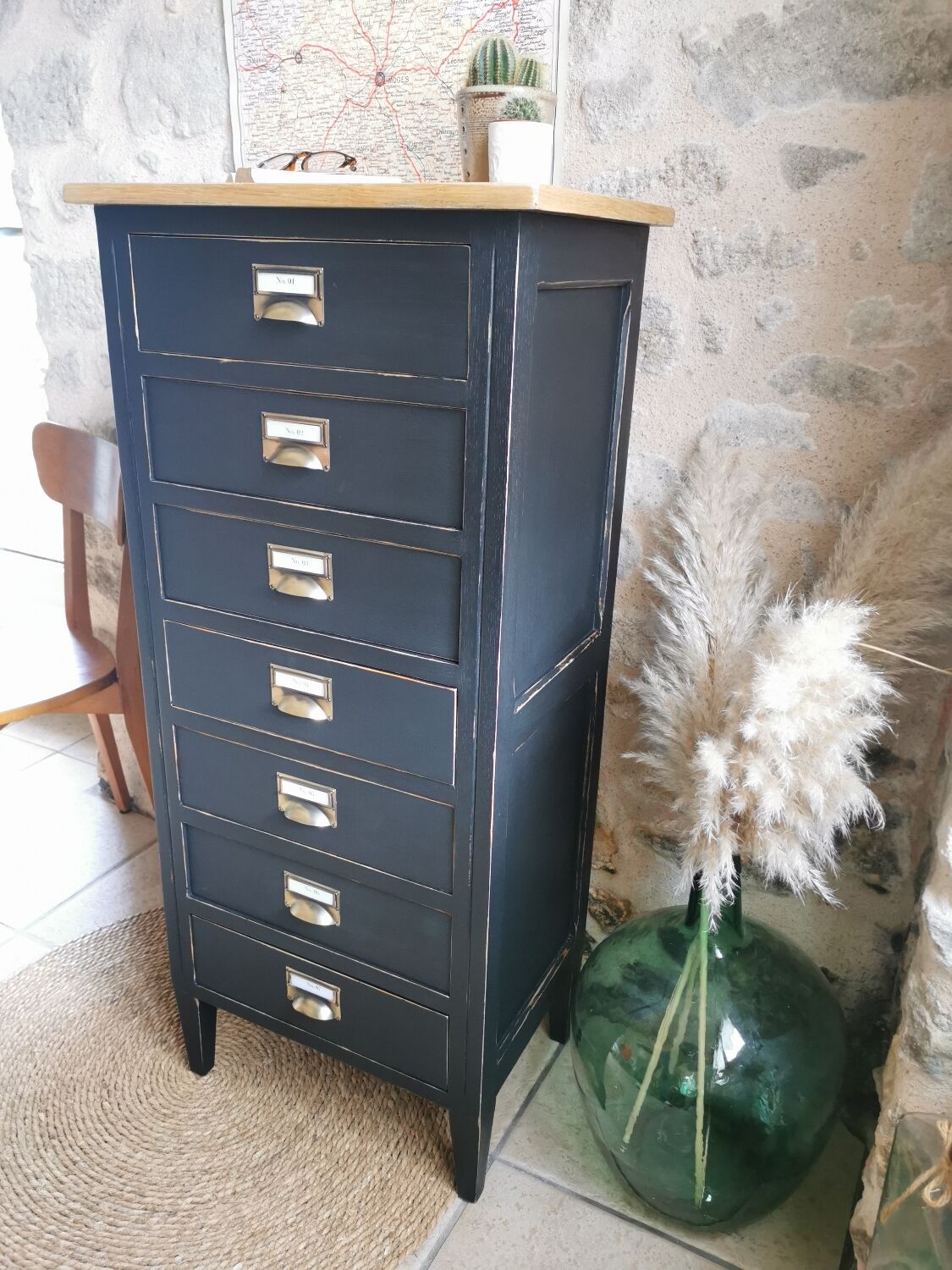 Ragpicker, black patina