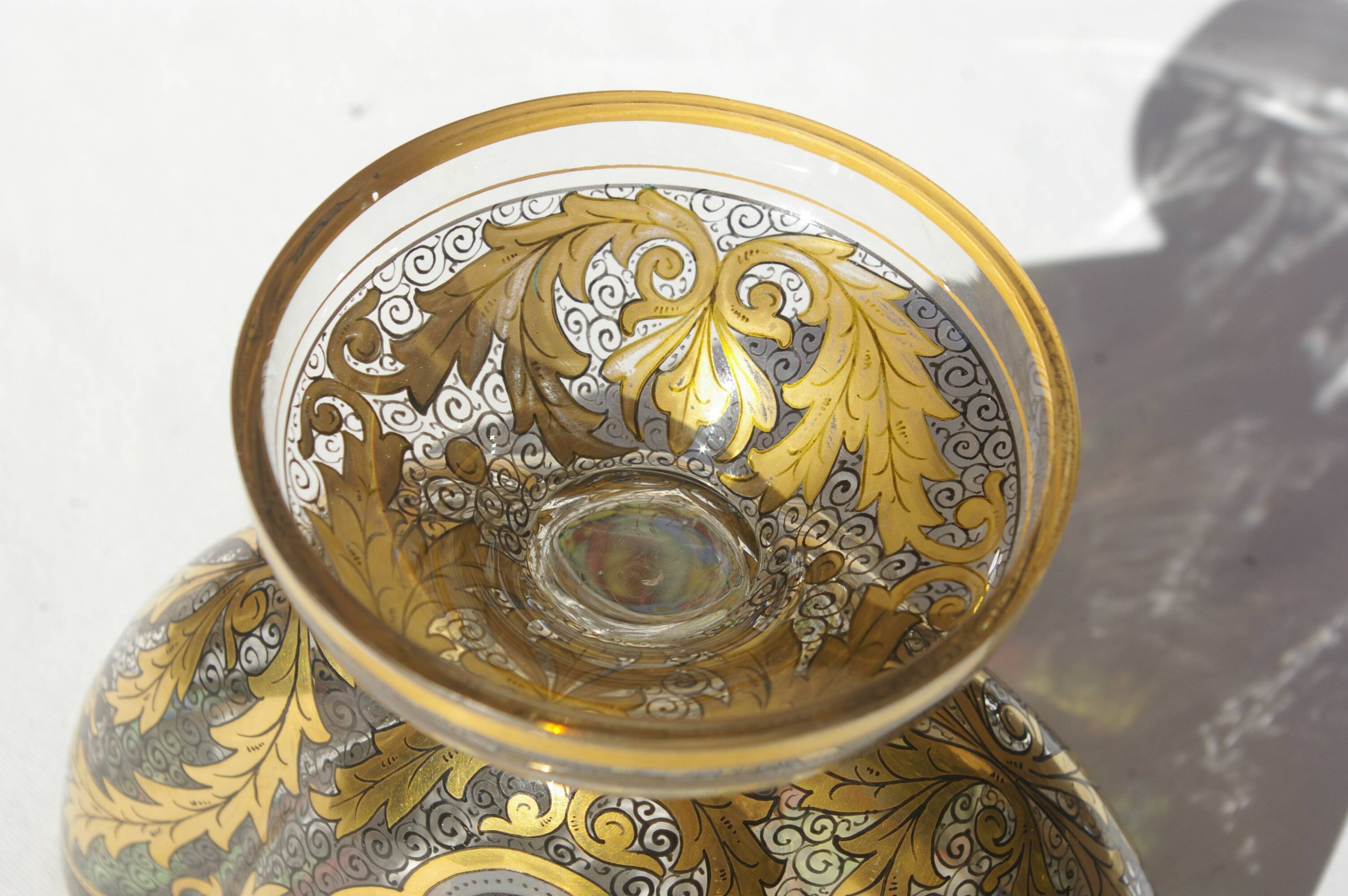 Bohemian Haida Art Nouveau Glass Vase Hermann Pautsch