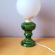 Ceramic and opaline lamp, 1970.