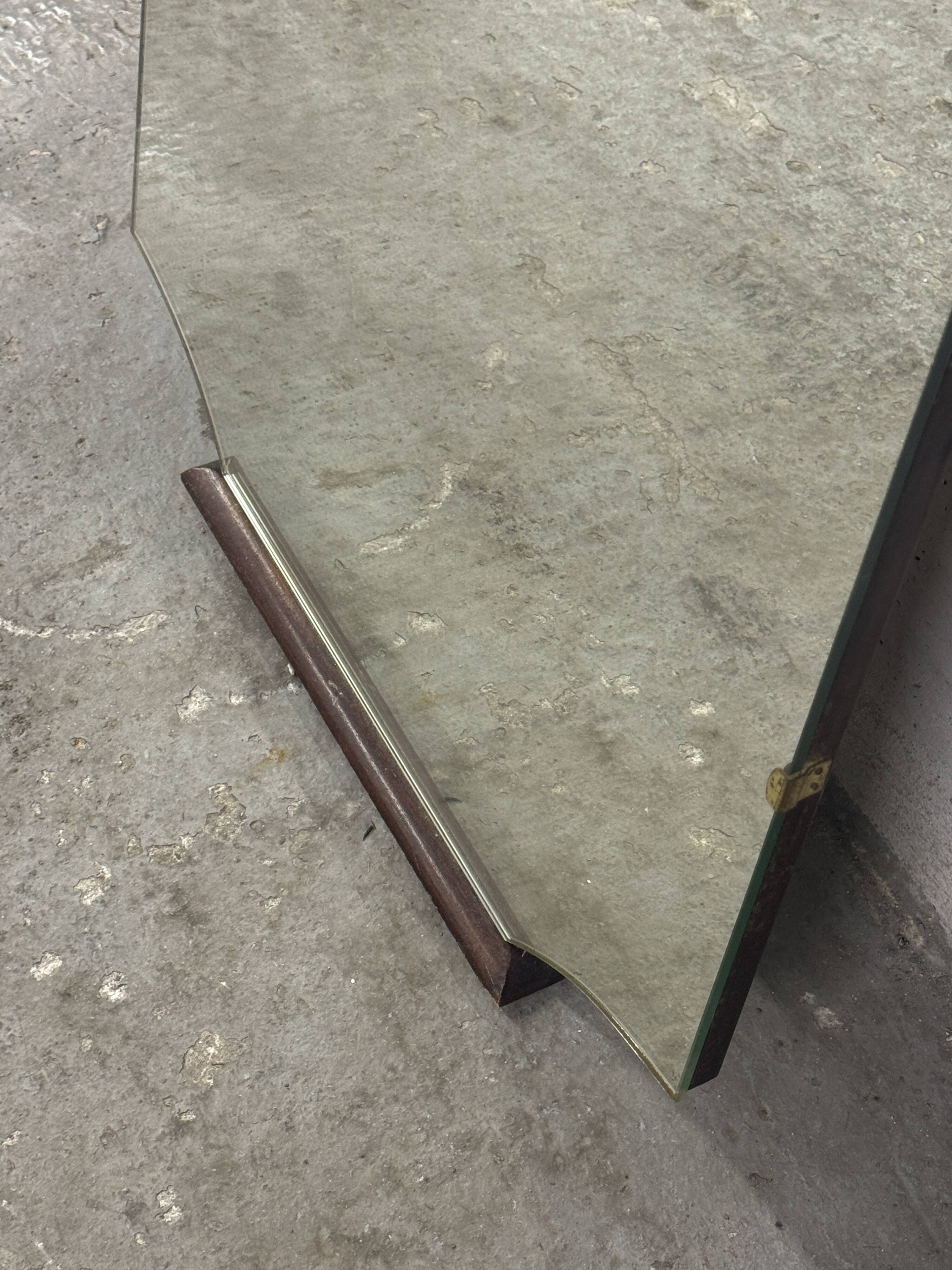 Art Deco free-form mirror 1930 vintage