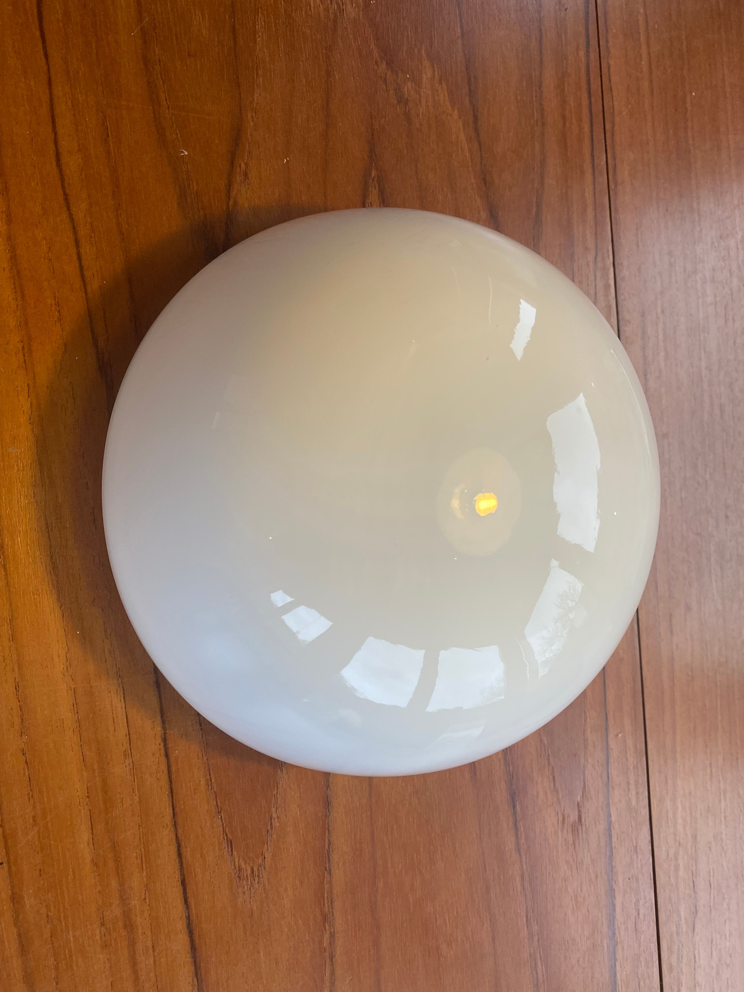 Wall lamp opaline ball ball 70s