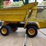 Ancien jouet en tôle camion benne basculante joustra goliath collector autophile