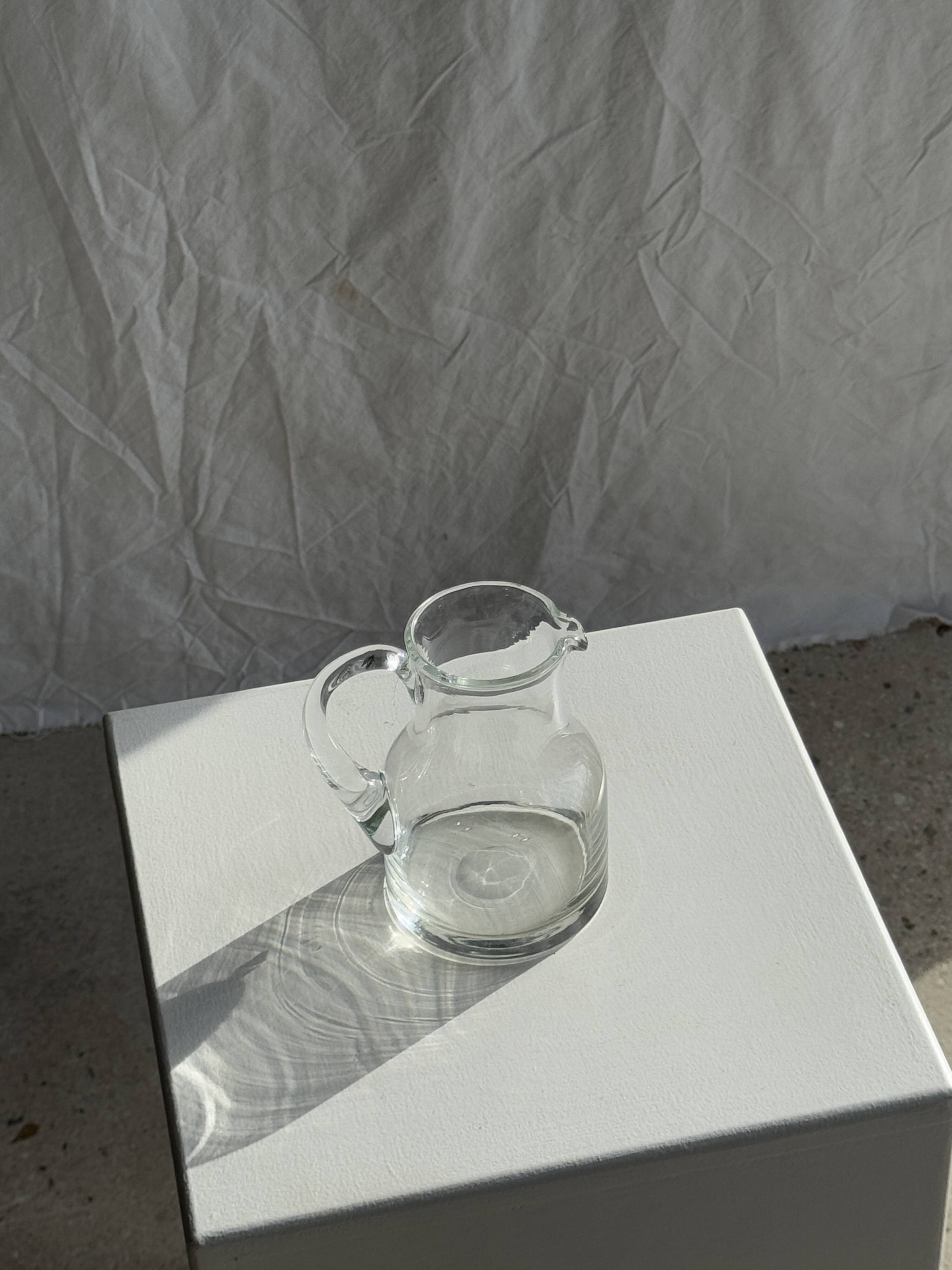Mini glass pitcher H14