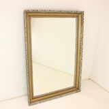 1970s wall mirror, czechoslovakia, 81x61 cm