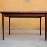 Scandinavian teak expandable dining table by Farstrup Mobelfabrik editions