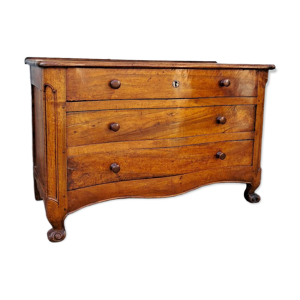 Commode Louis XV en noyer