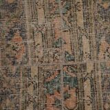 Vintage Turkish Oushak Rug Handwoven 59x674 cm